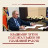 Президент подписал закон об удаленной работе